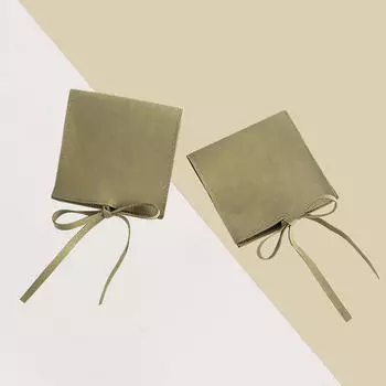 8*8 см микрофибровый подарочный пакет для ювелирных изделий, конверт из ленты, флип-мешки, ожерелье, браслет, сумка для хранения ювелирных изделий 8*8cm яблочный зеленый