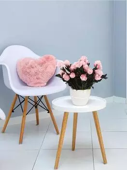 8 Bouquet Fake Roses Artificial Rose Flowers Bouquet PE Fake Flower Flores for Home Party Wedding Indoor Outdoor Decoration розовый