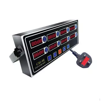 8 каналов коммерческий кухонный таймер Calculagraph Restauran для ресторана