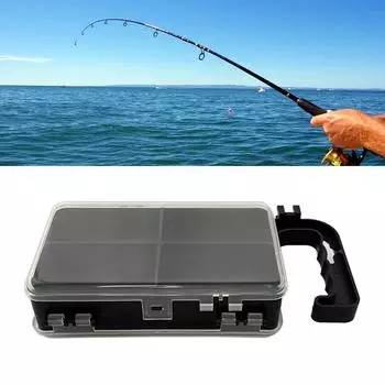 8 отделений Коробки для рыболовных приманок Кейс для хранения наживок Лотки для хранения рыболовных снастей Органайзер для крючков Водонепроницаемая коробка для приманок