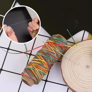 8 цветов 150D 1 мм кожаный вощеный шнур для ручного шитья браслетов ювелирных изделий переплетного дела ремонта кожи