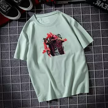 8 цветов, большой размер, мужская футболка с короткими рукавами, хлопковая, повседневная свободная футболка, размер S-6XL 6XL