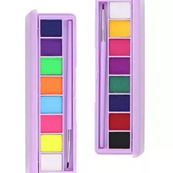 8 цветов красочная краска для тела и лица макияж вспышка татуировки фестиваль живопись играть клоун Хэллоуин макияж краска для лица детские игрушки инструменты