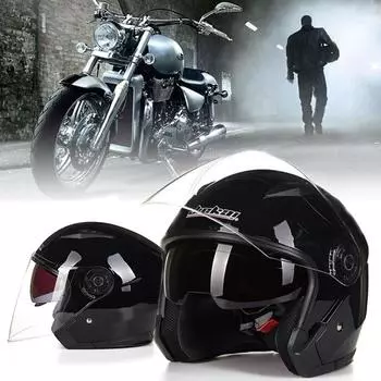8 цветов мотоциклетный шлем с открытым лицом Capacete Para Motocicleta Cascos Para Moto Racing M белый