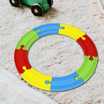 8 деревянных игрушек для строительства поездов, сделай сам, дошкольное обучение, железнодорожный аксессуар 25.6cm