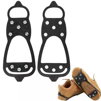 8 для обуви, обувь для защиты от падения, лед, легко надевать и брать с собой в горы, на работу, на замерзший снег, защита Кошки, лезвия, противоскользящие подошвы, профилактика,