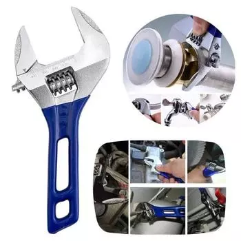 8 дюймов (200мм) Разводной ключ с тонкими губками, 1,7 дюйма (44мм) Емкость челюсти