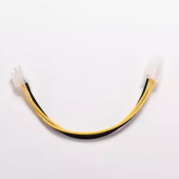 8 дюймов 20 см Atx 4-контактный штекер-гнездо блок питания шнур разъем адаптер