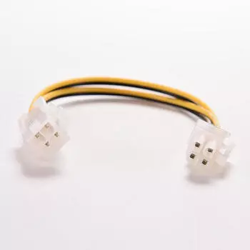 8 дюймов 20 см Atx 4-контактный штекер-гнездо блок питания шнур разъем адаптер