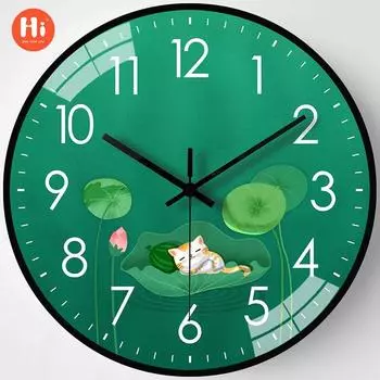 [8 дюймов 20 см] настенные часы для гостиной современные простые индивидуальные настенные бесшумные кварцевые часы знаменитости из Интернета креативные настенные часы