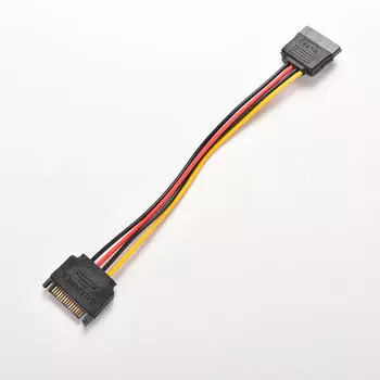 8 дюймов Мужской к Женский 15 Pin 15P Sata Удлинительный Кабель Питания
