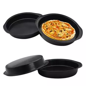 8 дюймов Практичный дизайн с гофрированием Безопасная форма для торта Пицца Пирог Поднос для тостов Форма для приготовления пищи Хозяйственные товары
