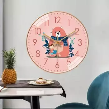 8 дюймов Простые модные настенные часы бесшумные не тикающие кварцевые круглые часы на батарейках для спальни, офиса, украшения дома 8 inch