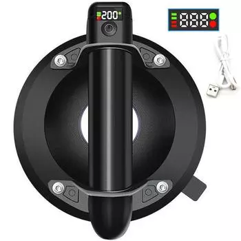 8-дюймовая электрическая вакуумная присоска USB, 8-дюймовый 200-килограммовый сверхпрочный вакуумный подъемник, подходит для гранитной плитки и стекла