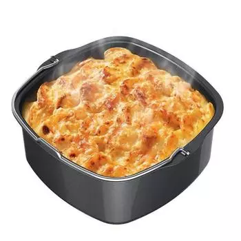 8-дюймовая фритюрница с антипригарным покрытием, противень для выпечки тортов, корзина с ручкой, круглые формы для тортов, тарелка для выпечки пиццы, инструменты для посуды, аксессуары для готовки