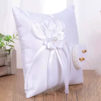 8-дюймовая подушка для колец ручной работы на предъявителя для праздничной церемонии