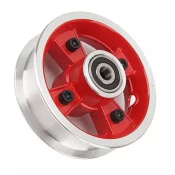 8-дюймовое колесо для электросамоката, передняя ступица, алюминиевые колесные диски, паз ступицы 28 мм, красный