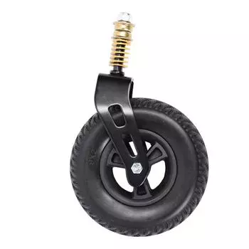 8-дюймовое переднее колесо для инвалидной коляски, плавное использование, прочные универсальные твердые сменные передние ролики для инвалидной коляски