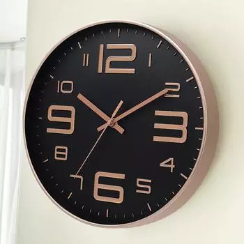 8-дюймовые настенные часы Simple Atmosphere Silent Living Room Dining Table Home Network Red New Grille Minimalist Design Sense Clock 8 inch