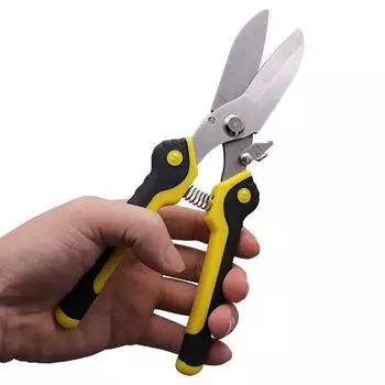 8-дюймовые садовые ножницы с острым лезвием из нержавеющей стали, ручка PP+TPR, профессиональный инструмент для резки железной проволоки электрика, ножницы