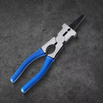 8-дюймовые сварочные клещи с плоской горловиной, высокопрочная многофункциональная сварочная проволока специальной формы из углеродистой стали