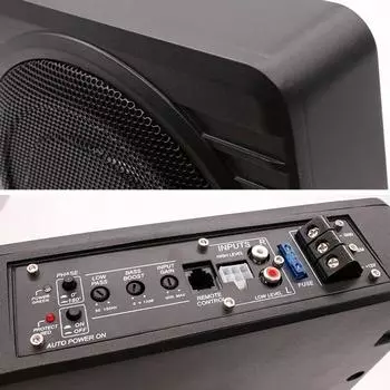 8-дюймовый 10-дюймовый 12-вольтовый высокомощный автомобильный динамик из алюминиевого сплава, под сиденьем аудиосистема для модернизации, ультратонкий сабвуфер, автомобильные сабвуферы 8 inches