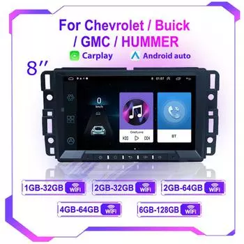 8-дюймовый Android автомобильный радиоприемник для Chevrolet Silverado GMC Sierra Impala Traverse Avalanche Express Yukon Acadia Savana GPS Мультимедиа