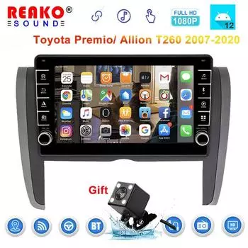 8-дюймовый автомобильный радиоплеер на базе Android, стерео головное устройство для Toyota Allion Premio 2007-2015, беспроводной Android Auto Carplay Wi-Fi 8 -4-core-1+32