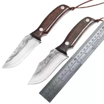 8-дюймовый бытовой кухонный нож из нержавеющей стали для обвалки овощей, бытовой нож для фруктов, походный нож для барбекю, нож для резки мяса на гриле, инструмент для выживания