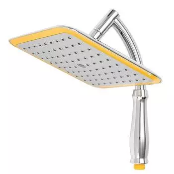 8-дюймовый хромированный удлинитель смесителя для душевой насадки с дождевой насадкой и душевым кронштейном и комплектом шлангов