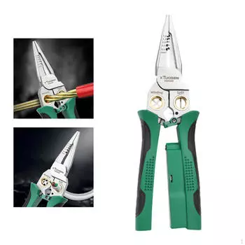8-дюймовый инструмент для зачистки проводов, обжимной инструмент для кабеля, клещи-захваты для электриков with Electric test