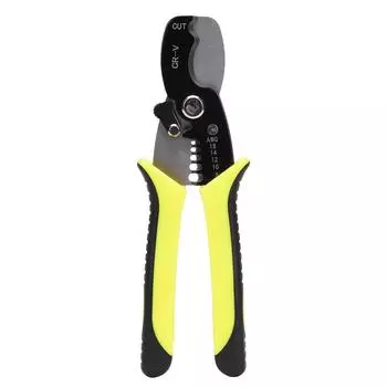 8-дюймовый инструмент для зачистки проводов, желтый, хром-ванадиевая сталь CR V, многофункциональная пластиковая ручка, электрик