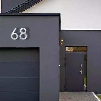 8-дюймовый номер дома с болтами гайками 45300 3D квартира фермерский дом высокая видимость 1