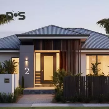 8-дюймовый номер дома с болтами и гайками 1-9 3D квартира фермерский дом высокая видимость внешняя входная дверь улучшение почтового ящика номер плавающий адрес 1