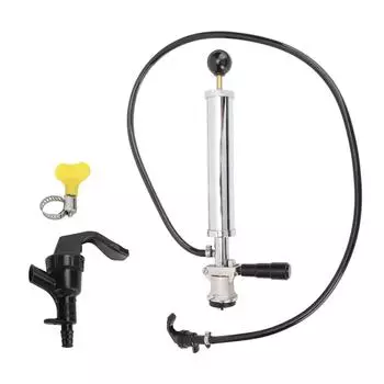 8-дюймовый пивной кран насос типа D портативный простой в использовании герметичный пивной бочонок вечеринка насос для дома свадьба