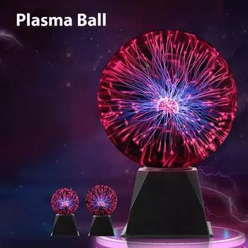 8-дюймовый плазменный шар, статический электрический шар, сенсорный звук, плазменный шар, USB-плагин для вечеринки 8 Inch