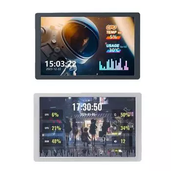 8-дюймовый RGB LCD USB-дополнительный экран со звукоснимателем, разрешение 1280x800