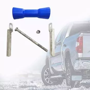 8-дюймовый синий жесткий пластиковый ролик для лодочного прицепа PE 200 мм самозатягивающийся болт B3H4 аксессуары центрирующие детали с J4M9