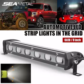 8-дюймовый светодиодный рабочий свет SEAMETAL для внедорожника 4Wd, противотуманные фары для внедорожника, 1 шт. 1PC 8INCH