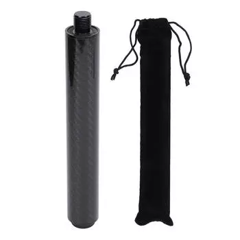 8-дюймовый удлинитель для бильярдного кия из углеродного волокна с резиновым наконечником, аксессуары для бильярда