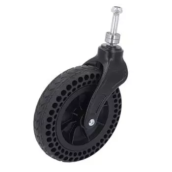 8-дюймовый универсальный роликовый нескользящий TPE резиновый сплошной сменный ролик для тележки грузоподъемностью 75 кг