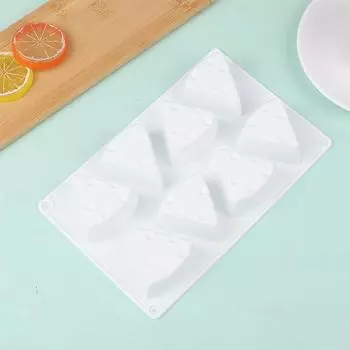 8-гнездная силиконовая форма в форме сыра, инструменты для выпечки своими руками, форма для торта, антипригарная кухонная посуда для выпечки, форма для десерта, мусса