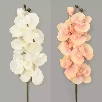 8 головок искусственная бабочка цветок орхидеи для дома, комнаты, сада, украшение, свадебный букет «сделай сам», настоящее прикосновение, шелковое растение фаленопсис красный