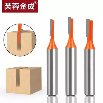 8 handle single blade straight knife slotting knife notch knife, trimmer head, woodworking milling cutter set Single blade straight knife 8 * 3 * 13