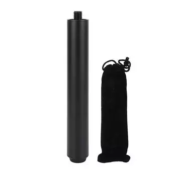 8 Inch Billiard Pool Cue Extension Aluminum Pool Cue Extender with Rubber Bumper Billiards Accessory