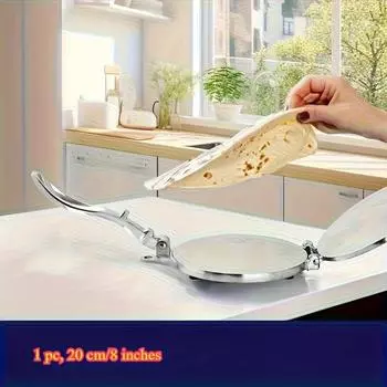8 Inch Mexican Tortilla Press,Heavy Duty Manual Non Stick Surface, Quick 5-Second Pressing for Perfect Tortillas, Pancakes, Pizza, Indian Flatbreads