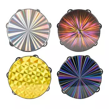 8-дюймовый профессиональный тамбурин Музыкальный музыкальный барабан Танцевальный тамбурин Орфа ударный инструмент Музыкальный инструмент тамбурин