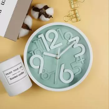 8 Inch Silent Wall Clock Non Ticking Quartz Battery Operated Round Clock Bedroom Office Home living room Decoration 8 inch