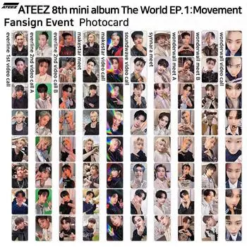 8-й мини-альбом ATEEZ The World EP.1 Movement Fan Sign Event Фотокарточка EL WW MS Jongho - Everline A