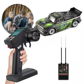 8-канальный RC передатчик и приемник 2.4G RC контроллер RC пульт дистанционного управления для восхождения Drift Vehicle RC Car Ship Tank Blcak